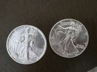 (2) 1989 1 oz Silver American Eagles