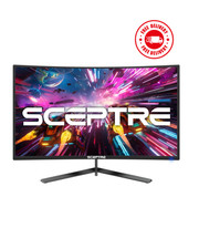 24- HDMI Sceptre inch Curved Gaming Monitor 1080p up to 165Hz DisplayPort