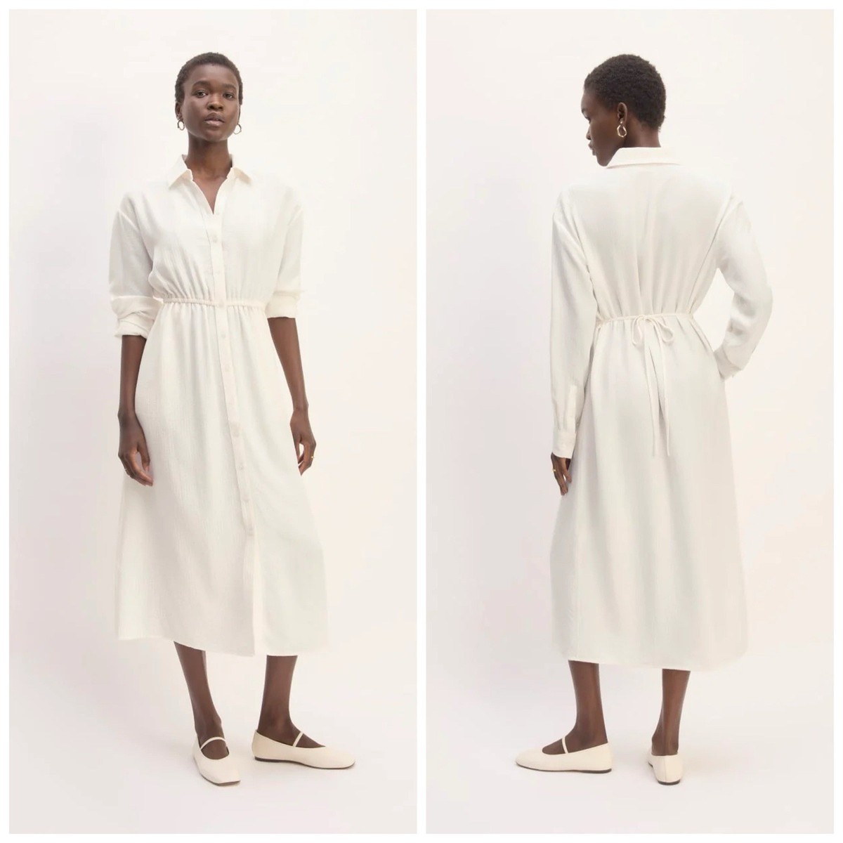 white strappy dress Mykonos Mini Strappy Slip Dress