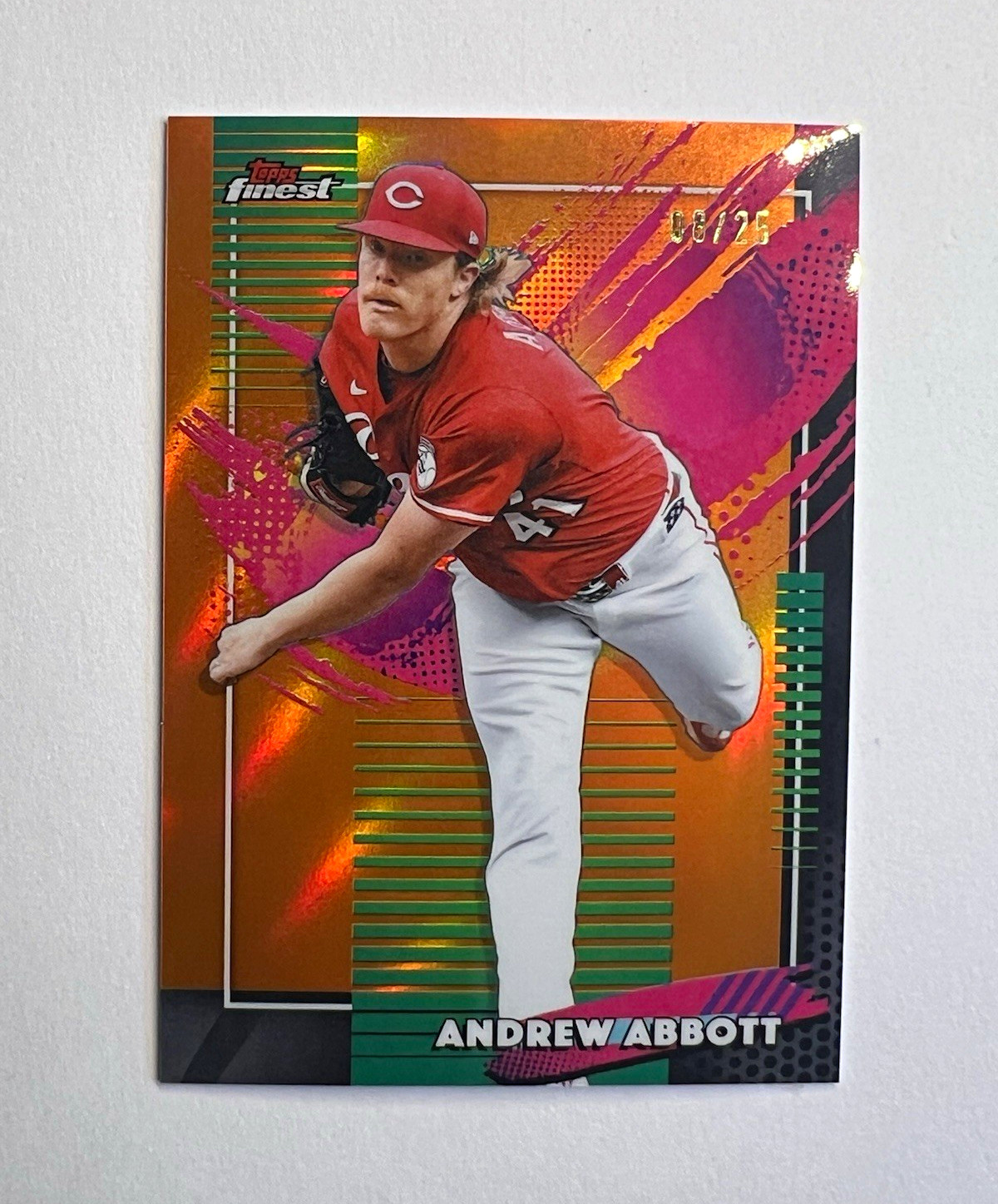 2026 Topps Finest Andrew Abbott True Orange Rare  /25 #271