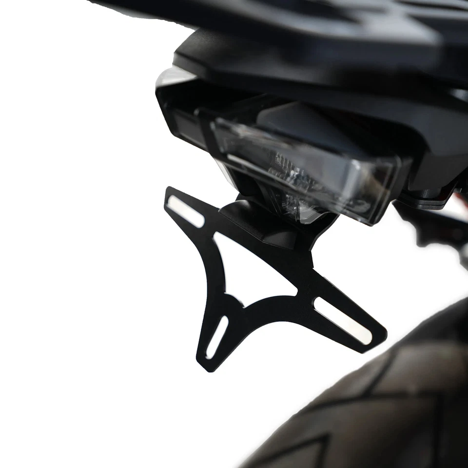 SOPORTE DE PLACA DE MATRICULA R&G PARA KTM 1290 SUPER ADV R/S 2021 > 2023 NEGRO - Imagen 3 de 4