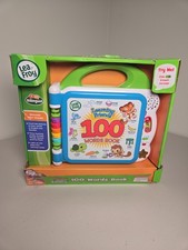 Leap Frog Learning Friends 100 Words Book - Green/Blue Bilingual Box Damage