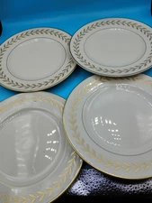 4 Old Ivory Syracuse China 8 Inch Plates