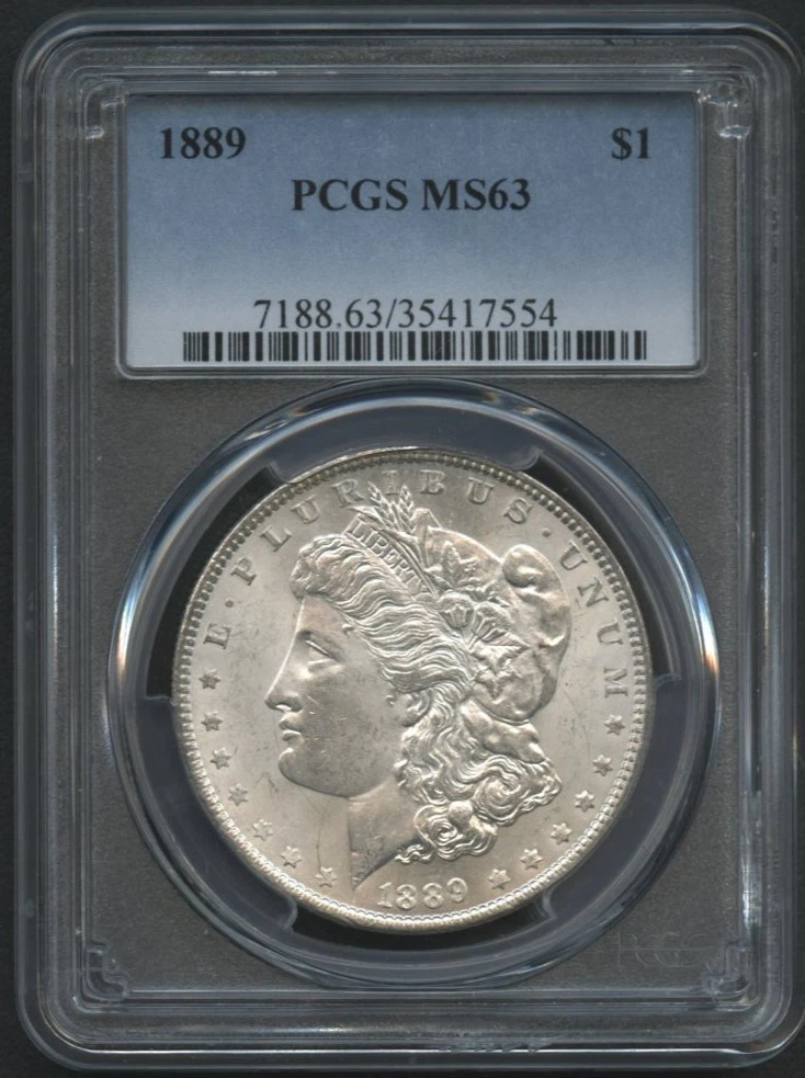 MS 63 Graded 1889 Year Morgan US Dollars (1878-1921) for sale | eBay