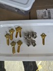 5 Schlage Single Bit Ic Cores With 10 Keys And Control Key C Keyway.