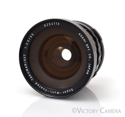 Pentax SMC 67 6x7 55mm f3.5 Wide-Angle Prime Lens [EXC+] | eBay