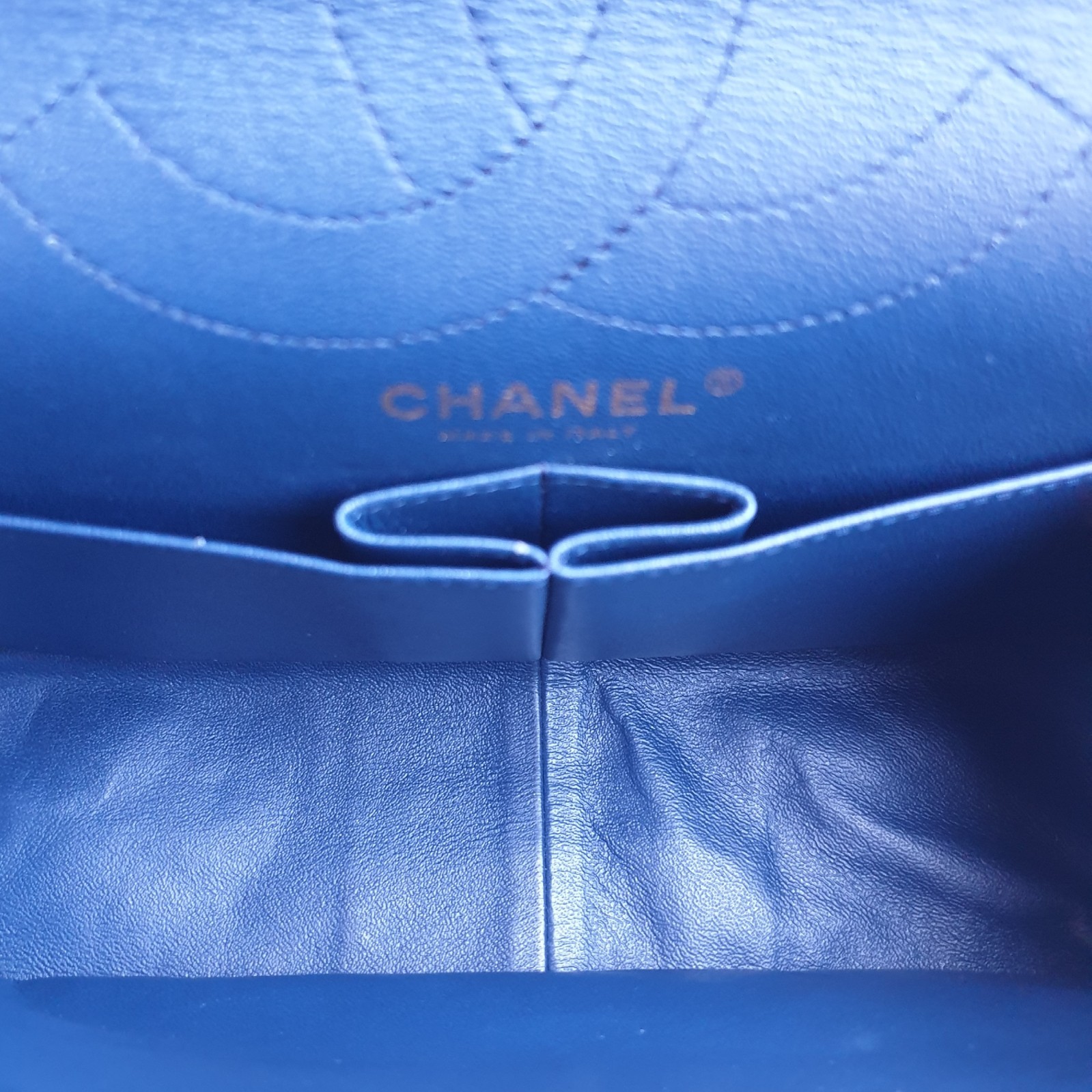 CHANEL 2.55 Reissue Medium Petrol Gold Hardware - Rare Color - Very Clean image 6