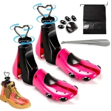 ✨2X Shoe Stretcher Women Men Professional Boot Stretcher Adjustable Width Length