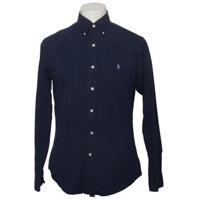 Ralph Lauren, Businesshemd, Größe: M, model: slim fit, Blau, Baumwolle #B6r