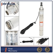 1inch 115 psi 3420r/min Screw Pump Submersible Garden Pump Stainless Steel