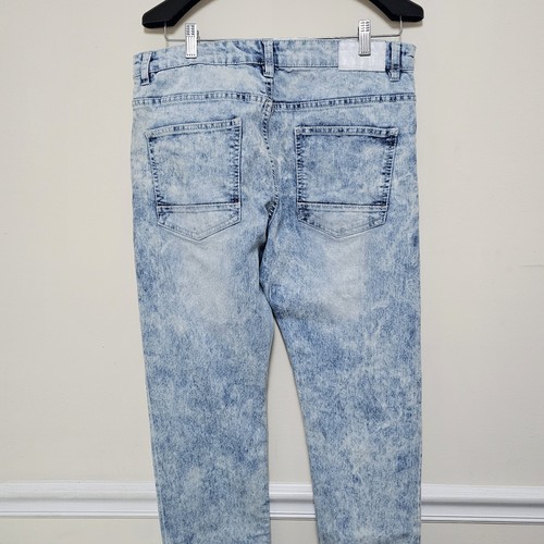 Southpole Jeans Denim Distressed Acid Wash Skinny 34 X 32 Men's - Picture 5 of 12