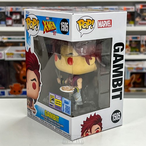 Funko Pop Gambit Disney X-Men 97 2025 SDCC Official Con Sticker Rock Mutant 1505 - Picture 2 of 9