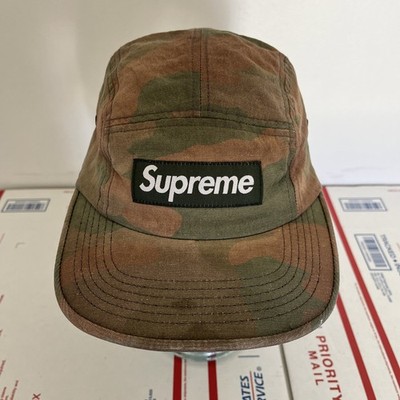 帽子 Supreme BIG LOGO camp cap Supreme Camp Cap Hat 5 Panel Camo Box Logo Vintage | eBay
