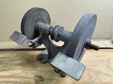 Vintage Superior Belt Drive Bench Top Grinder Buffer Polisher - Cast Iron - USA