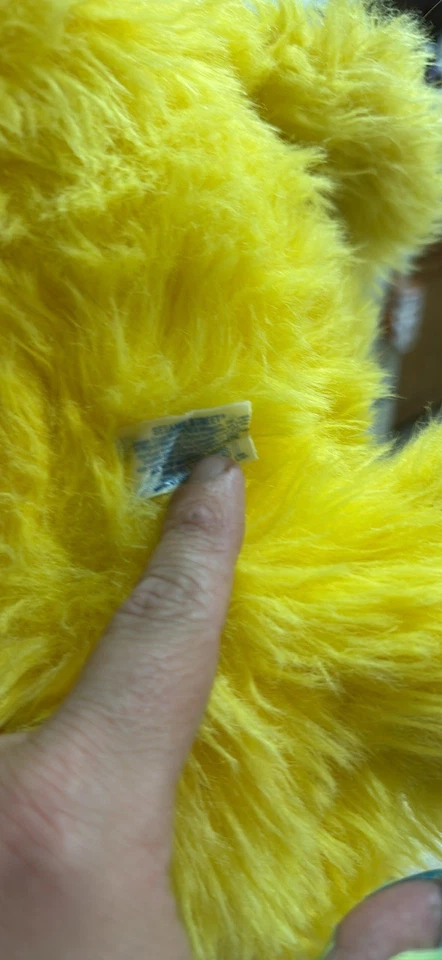 Peluche Hasbro Softies Sesame Street Big Bird 1985 grande de colección Foto 4 de 4