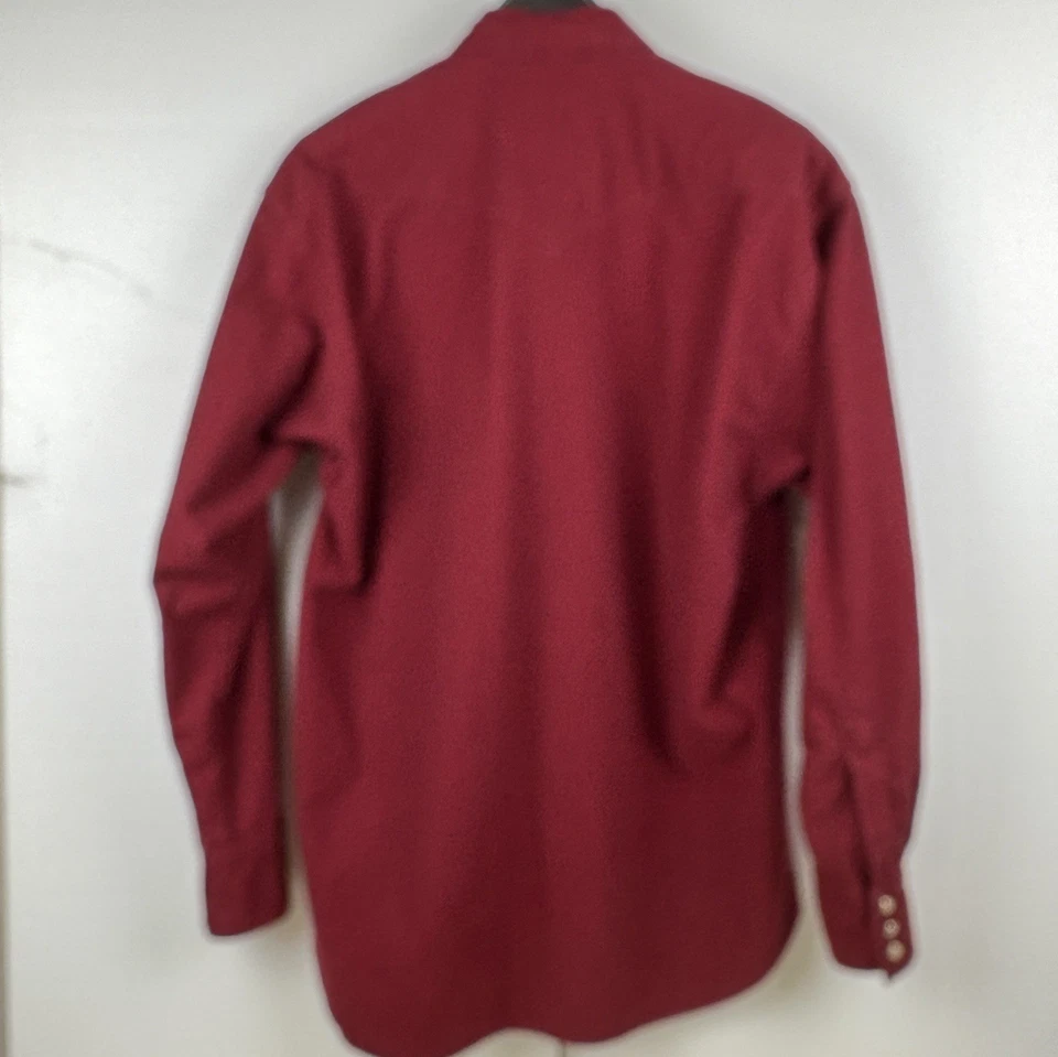 Vintage Moose Creek Chamois Shirt Mens XL Red Heavy Flannel Western Long Sleeve - Image 2 of 4
