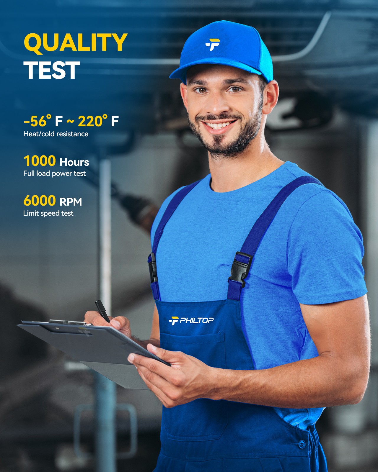 PHILTOP 100A 11034 Alternator For 04 - 06 Toyota Camry 2.4L 04-07 Highlander