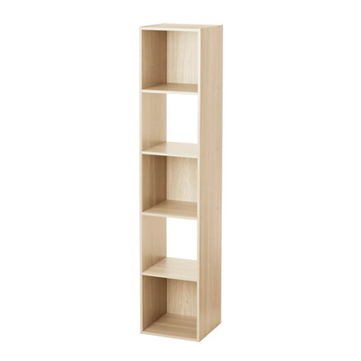 Mainstays 5 Cube Vertical Storage Organizer , Bedroom, Dorm Room, Spring Pine