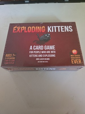 Exploding Kittens A Card Game Original Edition Ages 7+ NEW W WRAP Easy & Quick