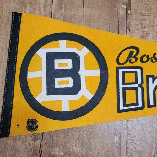 Vtg 1970s Boston Bruins Pennant NHL - Picture 2 of 4