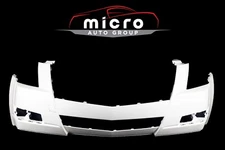 NEW Premium Painted White Diamond Front Bumper Cover For 2008-2014 Cadillac CTS 