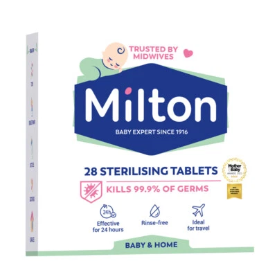 Milton Sterilising Tablet Baby Soother Sanitising Dummy Germs Cleaner