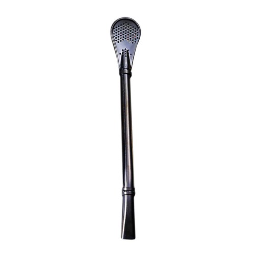 Drinking Straw Stainless Steel Filter Spoon Reusable Tea Tool Solid Accessory - Picture 16 of 20
