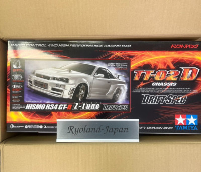 Tamiya 1/10 Electric RC Assembly Kit Nismo R34 GT-R Z-tune (TT-02D chassis) Drif