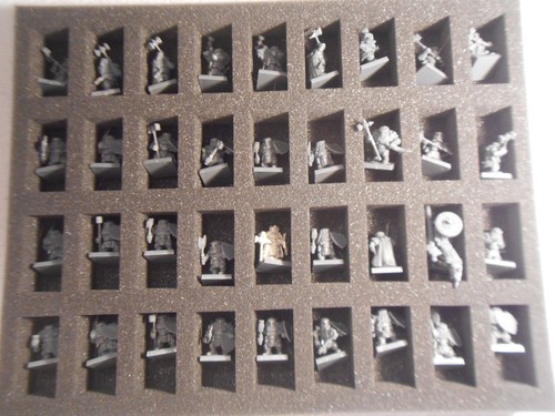 Warhammer King of War Dwarf Army Lot of 68 Figures Unpainted with Shipping Foam - Picture 3 of 20