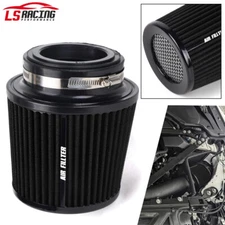 Black 3"/3.5"/ 4" Inlet 6.5" Tall High Performance Cold Air Intake Air Filter