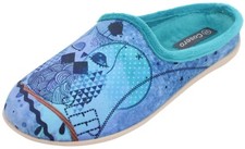 COSERO DAMEN HAUSSCHUHE PANTOFFEL SLIPPER FESTE SOHLE WECHSELFUSSBETT GR. 36-42