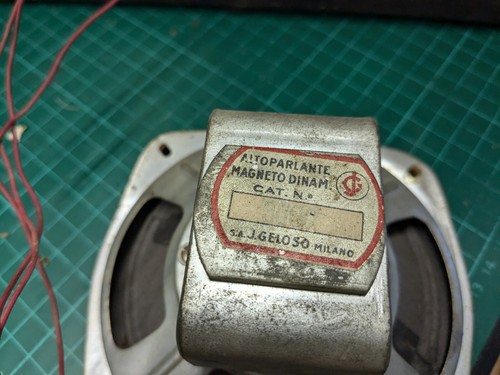RADIO A VALVOLE GELOSO G114 /U ANNI '50 DA SISTEMARE - Foto 9 di 16
