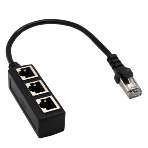 Ethernet Cable Splitter Network Adapter Ethernet Splitter 1 To 3 RJ45 Adapter - Afbeelding 5 van 7