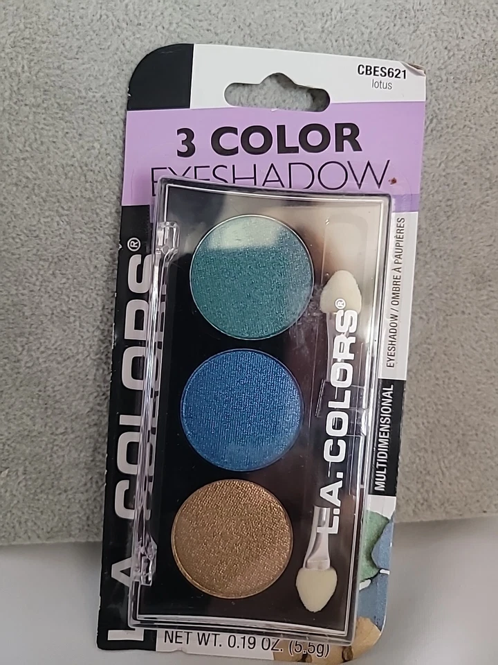 L.A. Colors Lotus 3 Color Eyeshadow CBES621 Multidimensional 3 pcs. New - Image 2 of 4