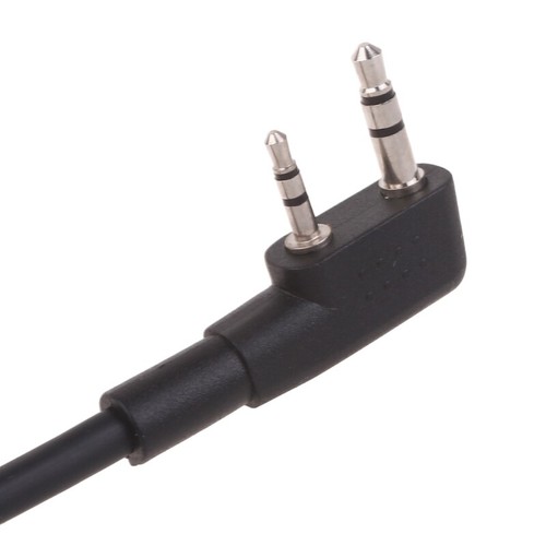Speaker Mic WalkieTalkie Speaker Cable 2-Pin to 5-Pin Mic Cable Connects Headset - Zdjęcie 5 z 8