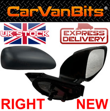 FOR TOYOTA YARIS XP90 06-11 COMPLETE DOOR MIRROR PRIMED HOUSING CHROME GLASS OS