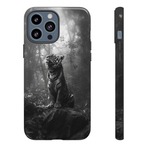 Bengal Tiger on Black and White - Phone Case for iPhone, Galaxy, Pixel - 第 104/281 張圖片