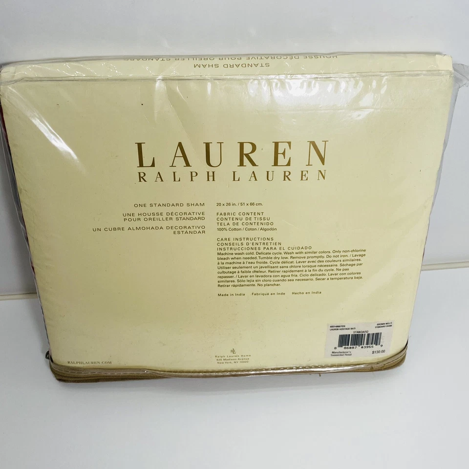 Lauren Ralph Lauren Housse Decorativo Pour Oreiller Falsa Estándar Foto 2 de 2