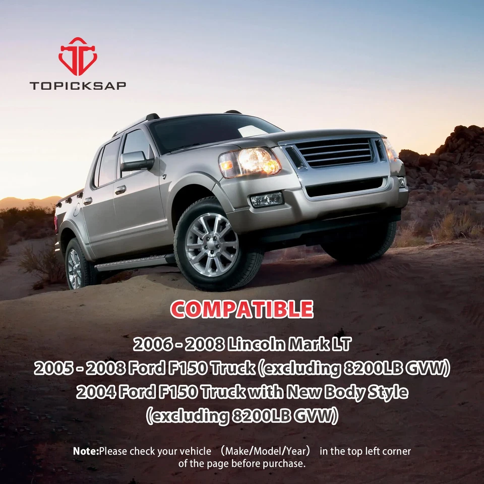 6Pcs Front Upper Lower Control Arms Kit for 2005-2008 Ford F-150 Lincoln MarkLT - Image 2 of 4