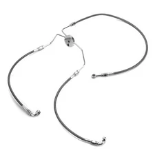 MOFUN 10"-12" Handlebar Front Brake Line Kit For Harley Road King Glide Non-ABS