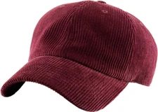 Corduroy Dad Hat Baseball Classic Adjustable Soft Plain Cap