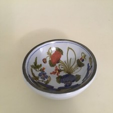 FAENZA CERAMICA, ciotolina in ceramica di Faenza con decoro "Garofano"