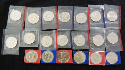 2000 - 2009 P & D B U Kennedy Half Dollar Run Of 20 US Coins From Mint ...