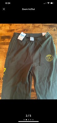 Mens Jordan Paris St. Germain sweatpants green, size (M), New W/Tags