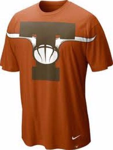 Texas Longhorns Basketball aerograghic t-shirt Nike new with tags Hook em Horns - Picture 1 of 1