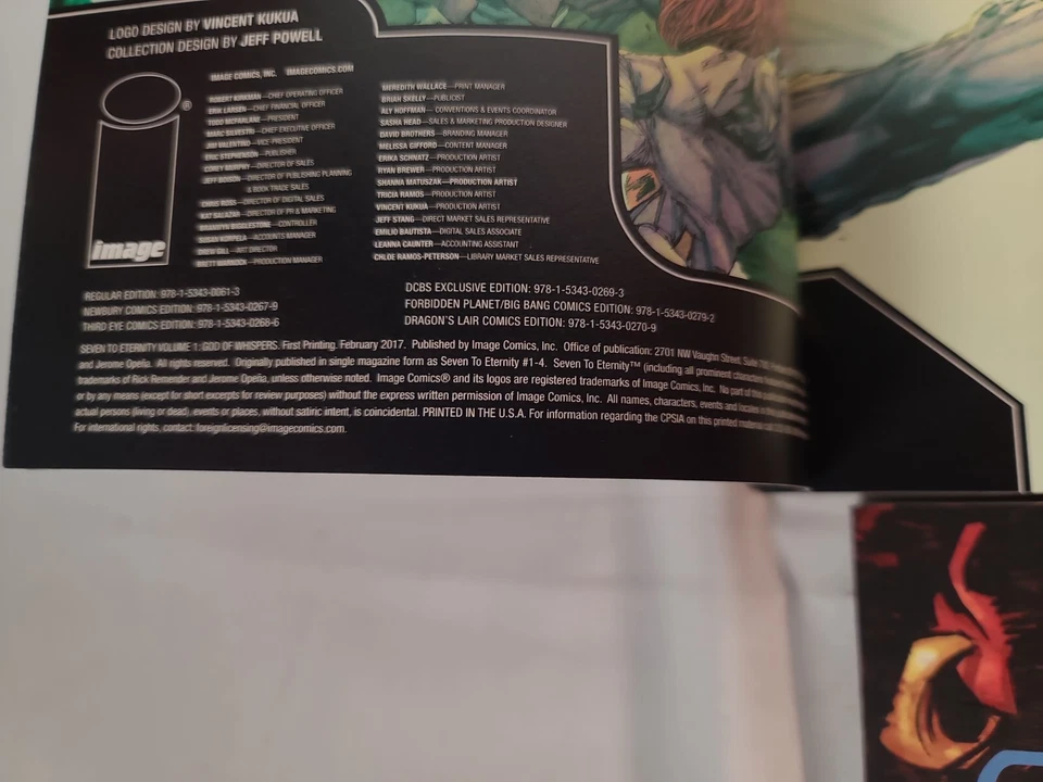 Lote de 7 novelas gráficas Image - Seven to Eternity, Battle pug, Discipline, Low Foto 4 de 4