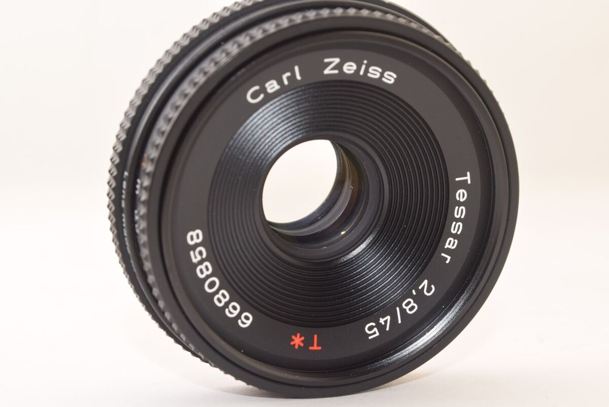 CONTAX Carl Zeiss Tessar T* 45mm F/2.8 AEJ Pancake Lens C/Y CONTAX Carl Zeiss Tessar T* 45mm F/2.8 AEJ Pancake Lens C/Y