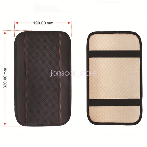Auto Center Console Protector Pad Microfiber Leather Embossing Car Armrest Cover - Imagen 2 de 15