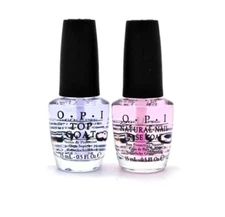 OPI Nail Lacquer Top Coat NTT30 & Base Coat NTT10 DUO Set NEW AUTHENTIC