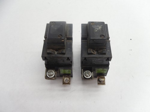 LOT OF 2 PUSHMATIC P220 2 POLE 20 AMP CIRCUIT BREAKER